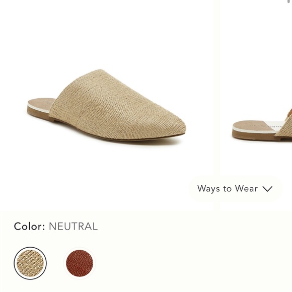 Anthropologie Kelsi Dagger Brooklyn Pointed-Toe Mules - Size 7.5 - Picture 6 of 7